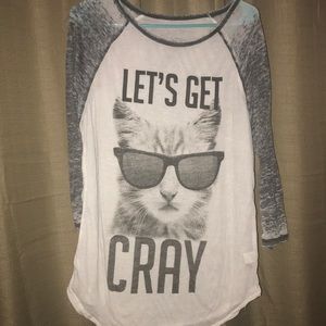 Cute shimmery over shirt size xl